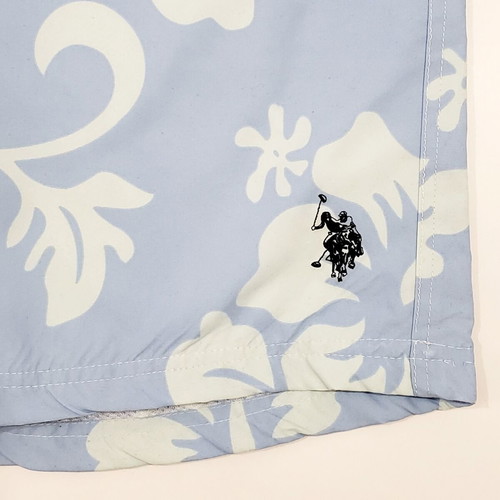 U.S. Polo Assn. men's swim shorts used, size M-L, blue