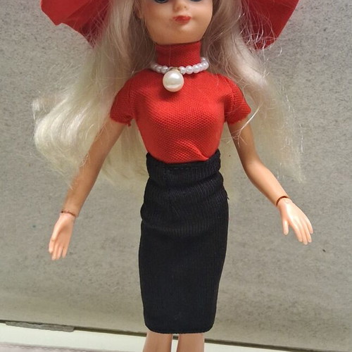 Bibibo Boulouka A period doll with Sindy Pedigree body and black ballerinas