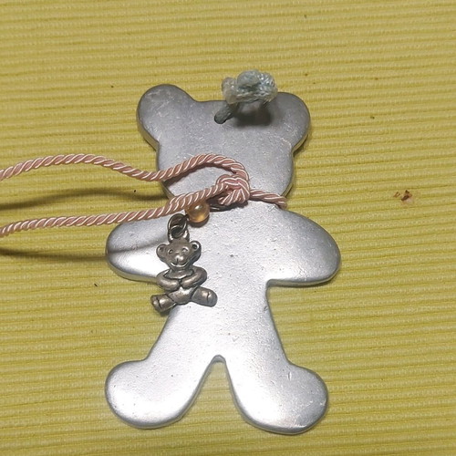 Metal decorative teddy bear like new
