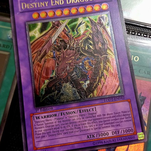 Destiny End Dragoon LODT Ultimate Rare 1st Edition Yu-Gi-Oh! card
