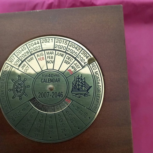 Compass made of wood and bronze used with calendar until 2046