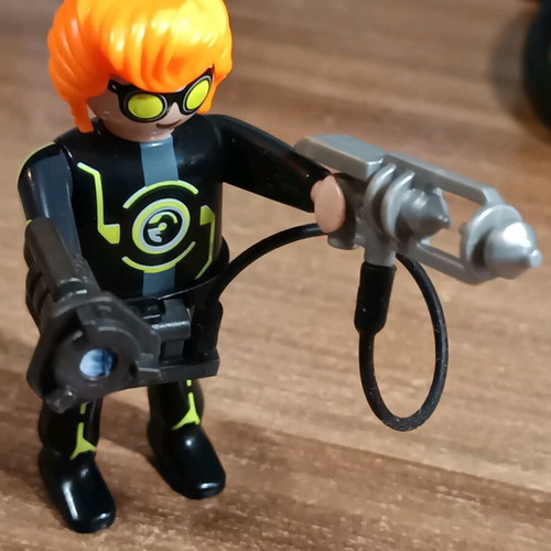 Playmobil ghost and alien hunter used