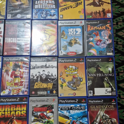 PlayStation 1, 2, 3 and Dreamcast games collection