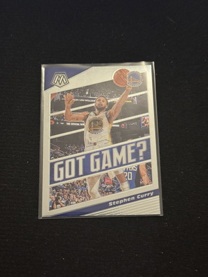 2019-20 Panini Mosaic Stephen Curry Got Game card like new
