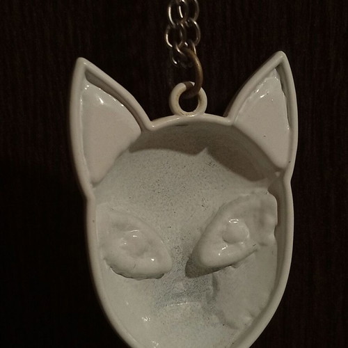 Demon Slayer necklace pendant like new, large size