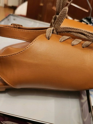 Shein flat shoes vintage style beige like new