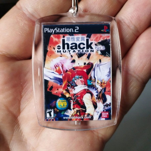 .hack Part 2 Mutation PlayStation 2 acrylic keychain