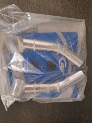 Bicycle chrome bar ends new
