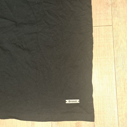 Black Squad Paranoid men's oversized T-shirt like new, black, size L