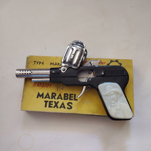 Marvel Texas Vintage Toy Pistol like new with original box
