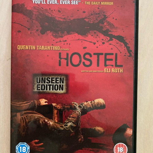 Hostel Unseen Edition DVD like new, English without Greek subtitles
