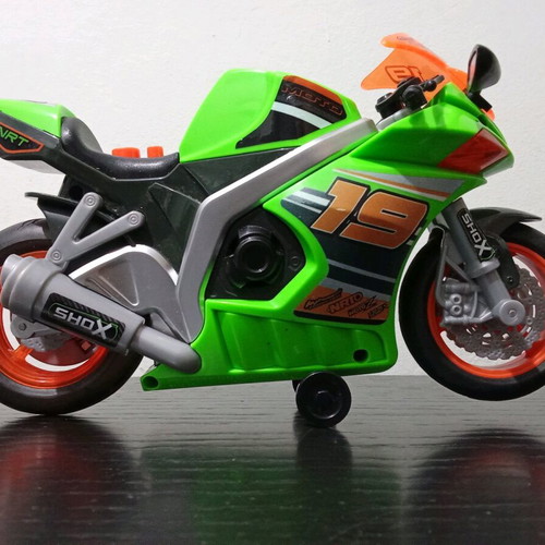 Nikko Nitro Green Motorcycle used 25cm with lights and sound