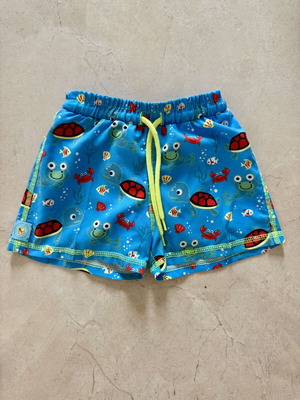 Tortue swim shorts like new, size 92 cm, blue, 2 years