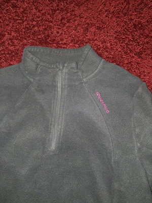 Quechua fleece like new, gray, size S