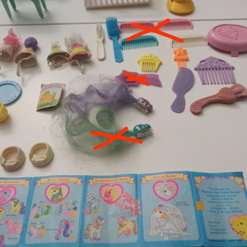 My Little Pony vintage used various pieces and accessories