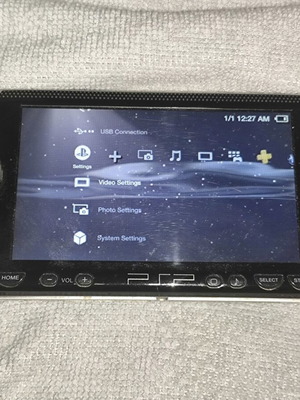Sony PSP 1004 Fat Modded with 64GB MicroSD and Genuine Battery