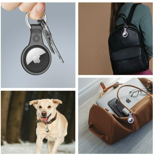 Air Tag keychain holders set of 4, silicone