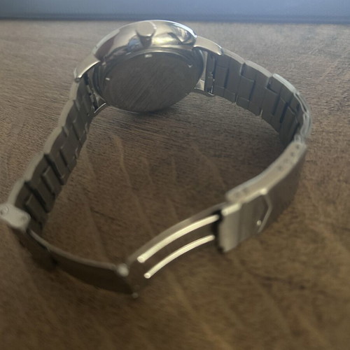 3Guys wristwatch new, men's white and silver