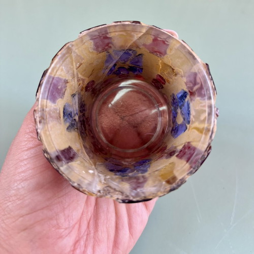 Ethnic colorful tealight candle holder