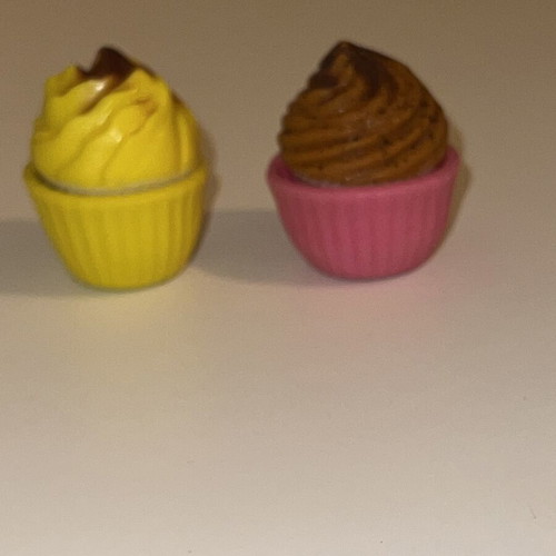 Mini Cupcake Bear Toys used, set of two