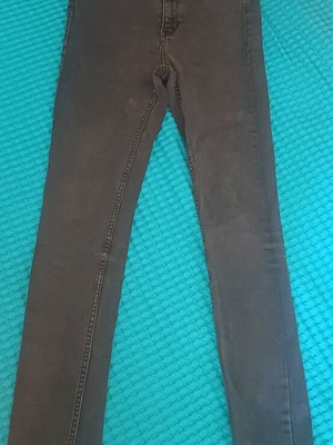 Skinny jean high west H&M size 29 like new, black and gray