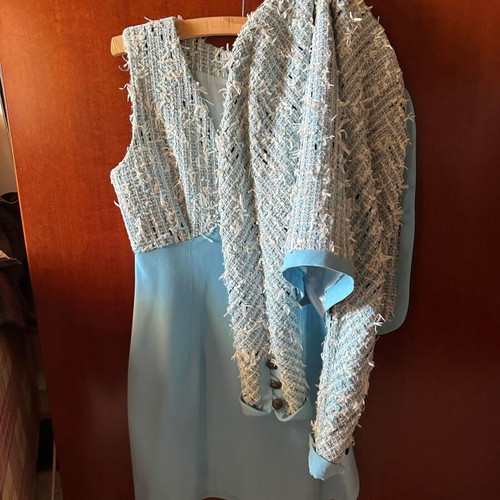 Twin Set Vila Dress and Jacket like new, blue