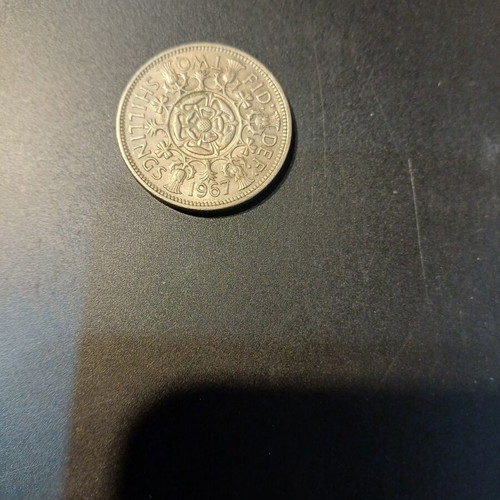 British shilling 1960 used coin
