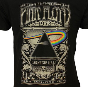 Pink Floyd Unisex Tee: Carnegie Hall Poster, L (Large), PFTEEP78MB04, BRAND NEW, SEALED!!