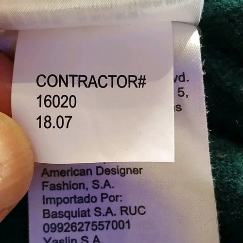 Calvin Klein 100% merino sweater used, size M, green