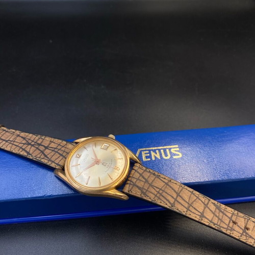 Venus Routemaster Automatic wristwatch, 41 jewels, 60s vintage