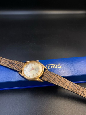 Ρολόι Venus Routemaster Automatic 41 Jewels σαν καινούργιο, ανδρικό, χρυσαφί