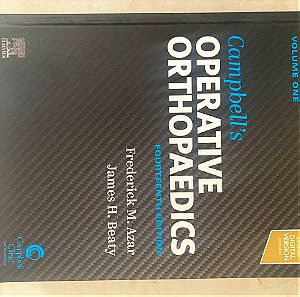 Campbell’s Operative Orthopaedics 14th edition (4 volumes)
