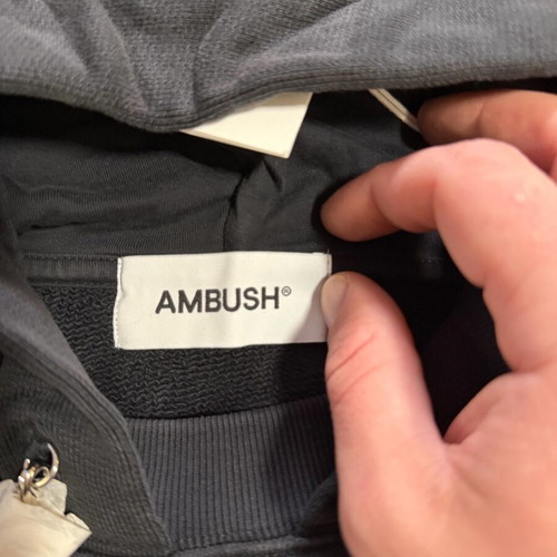 Ambush Ballchain Hoodie new, size Large, black