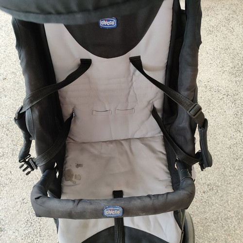 Chicco lightweight umbrella stroller used, black