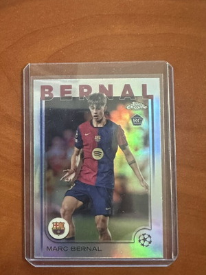 Topps Chrome Bernal RC Silver Barcelona card