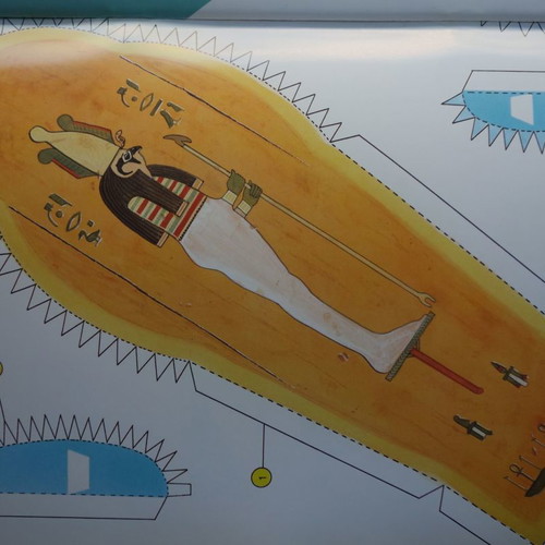 Egyptian mummy used craft kit Modern Times