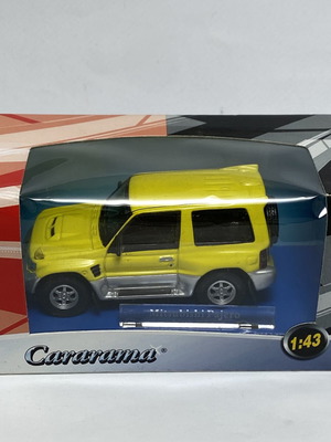 Mitsubishi Pajero αυτοκινητάκι κλίμακα 1/43 μεταχειρισμένο, κίτρινο