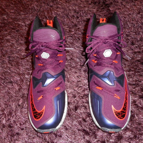 Nike LeBron 13 Mulberry sports shoes like new, size 45
