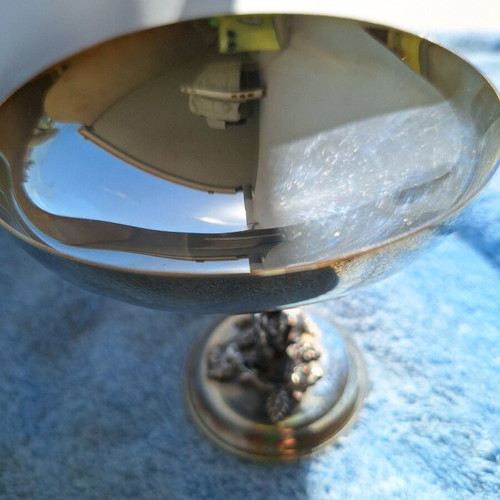Lambidis silver-plated cups used, set of 6 vintage