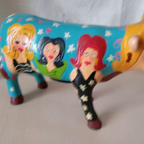 Hand-painted piggy bank like new