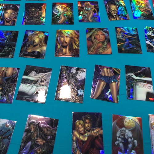 Darkchylde Chromium trading cards new complete set of 50 cards 1997 Randy Green