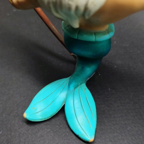 Triton Disney figure used, The Little Mermaid King Triton PVC