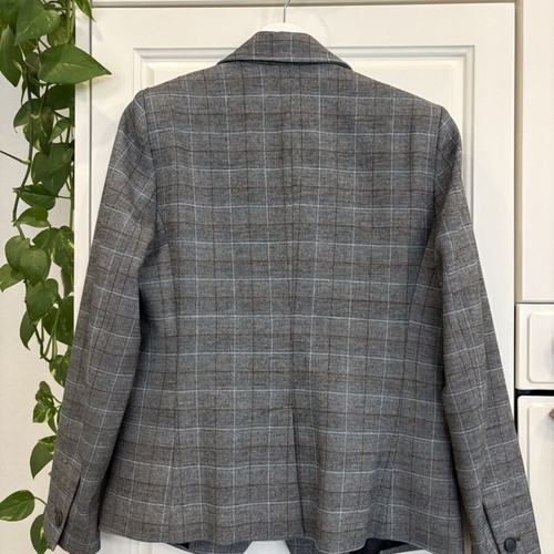 Mango gray blazer like new