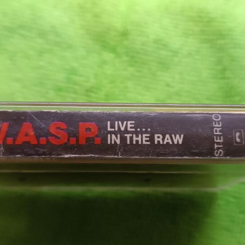 W.A.S.P. Live… In The Raw cassette used, Greek EMI edition