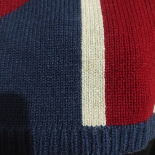 Atmosphere wool sweater with England flag like new, size M