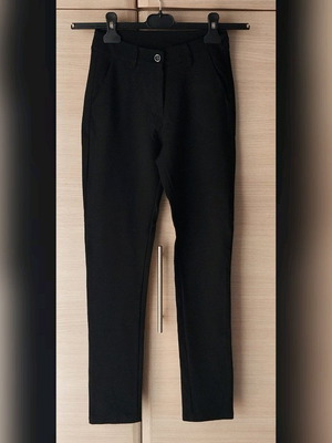 Women's classic black pants D & X new, size XS