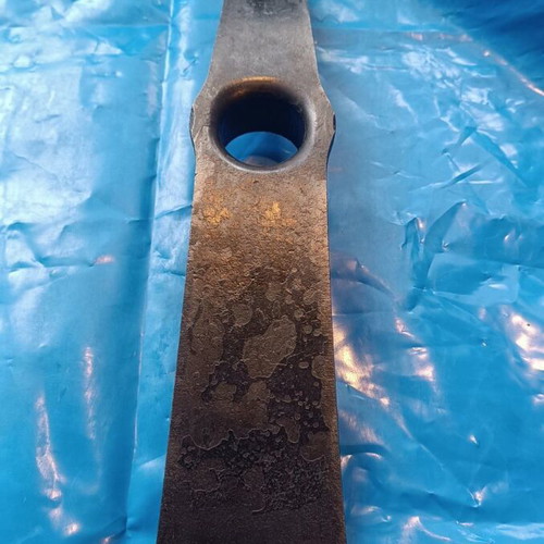 Handmade tsapokasmas new, kiln-painted forged steel tool