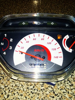 Daytona Nova DY 125 genuine speedometer used, fully functional