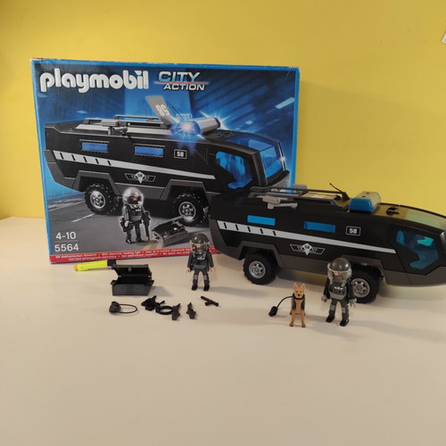 Playmobil City Action 5564 Special Forces Vehicle like new with extra gift