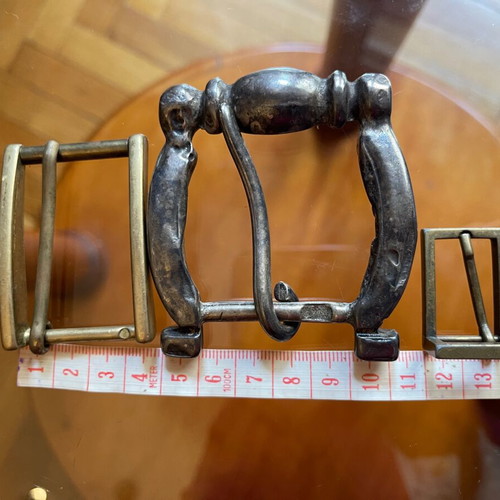 Italian buckles like new, set of 3 pieces